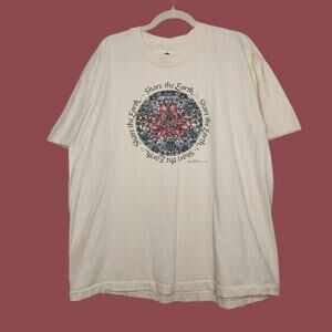 Vintage Share Earth Jim Morris 80s Single Stitch Art Nature Shirt 2X